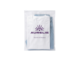 Custom Apparel Frosted Ziplock Bag