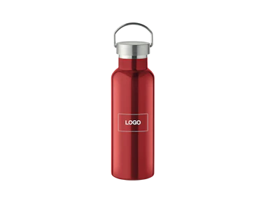 Bottiglia acciaio inox riciclato doppia parete 500ml personalizzata