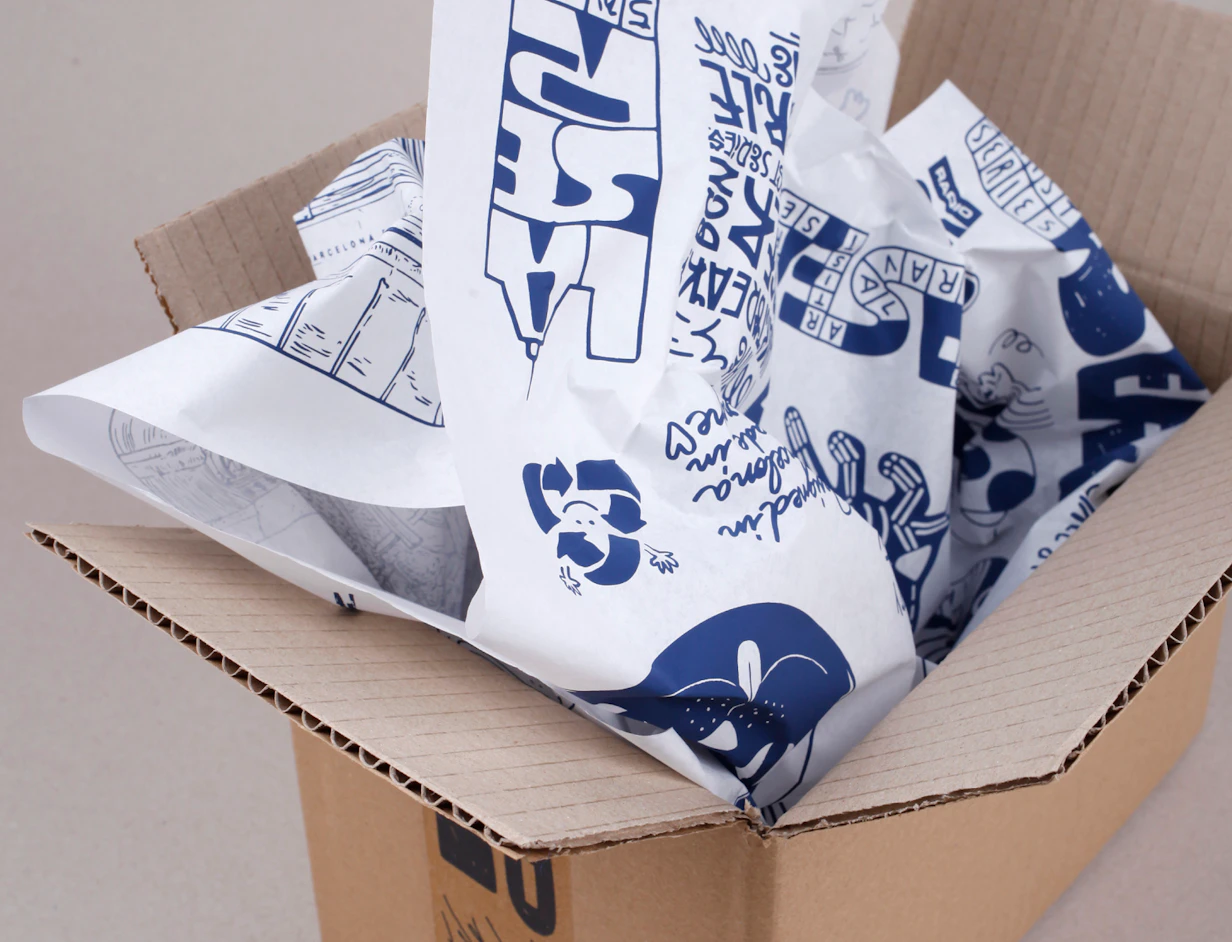 Individuelles Seidenpapier zum Verpacken von Werbeartikeln 4