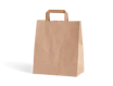 Sac en papier pour plats à emporter avec poignée
