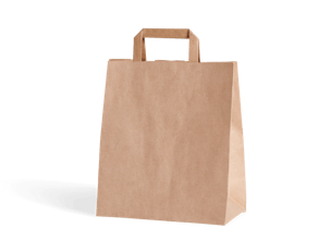 Sac en papier kraft pour vente à emporter