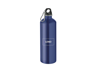 Bottiglia acciaio inox riciclato parete singola 1000ml personalizzata