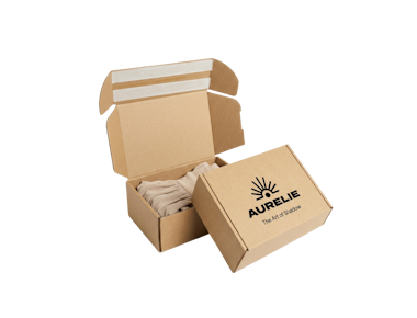 Custom Apparel Mailer Box with Adhesive Strip