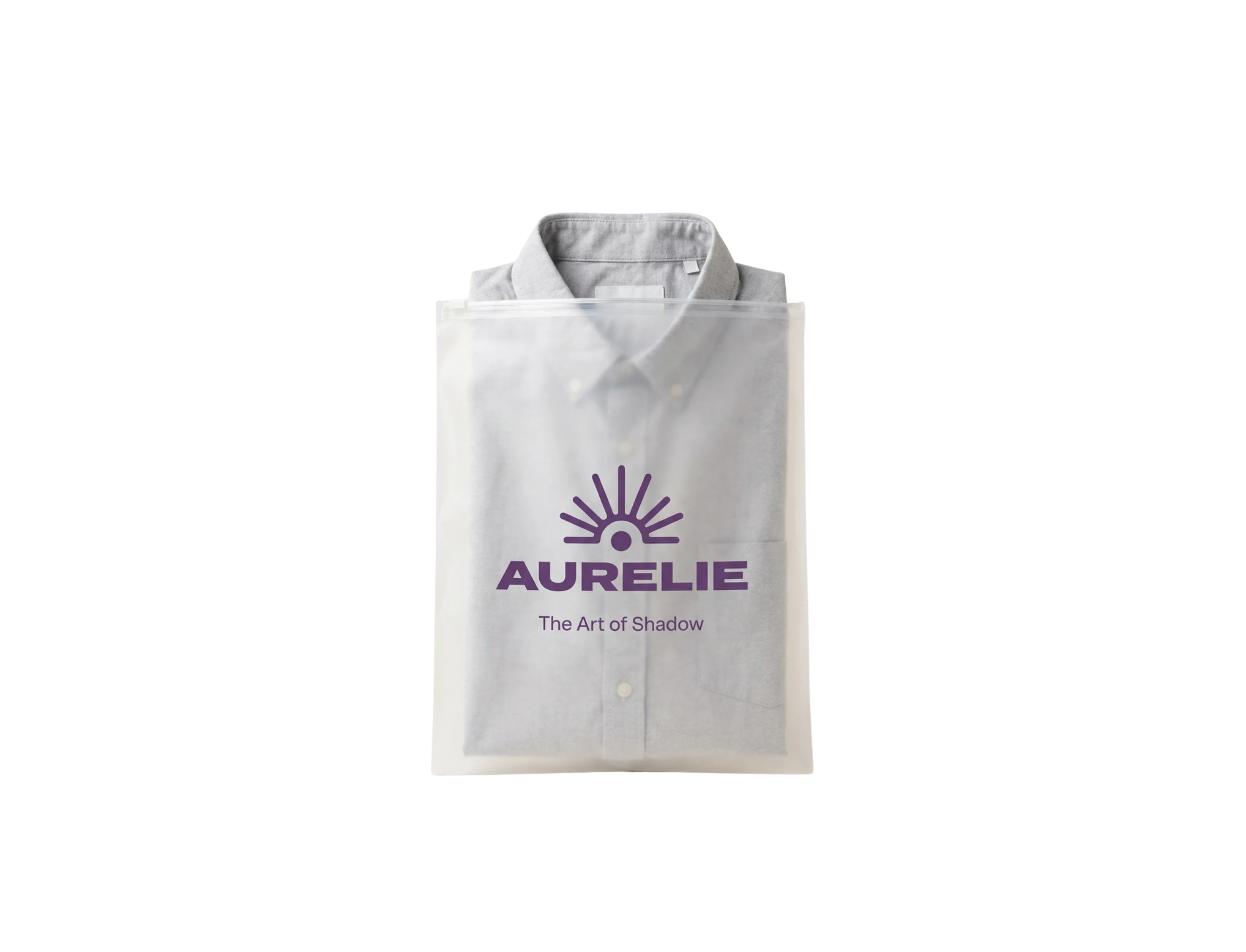 Pochette avec fermeture zip personnalisable pour chemise