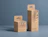 Two kraft cardboard retail boxes with euro-hang tabs branded 'verse' for skincare products
