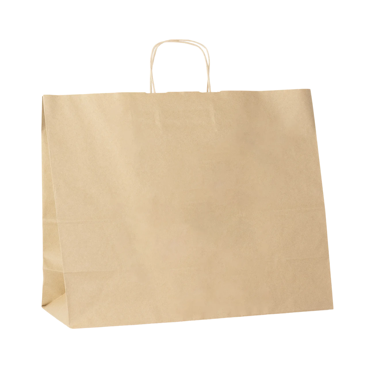 B107 Torba papierowa z uchwytem - brązowa