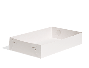 Caja plegable sin tapa para repostería