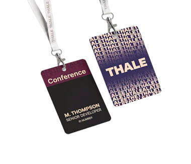 Badge publicitaire personnalisé