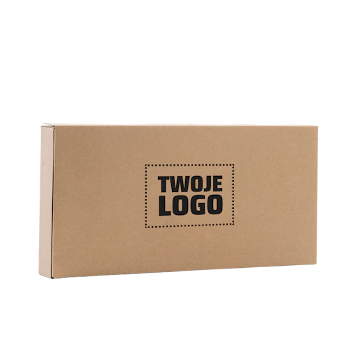 A2 Pudełko klapowe 20×40×5cm z logo