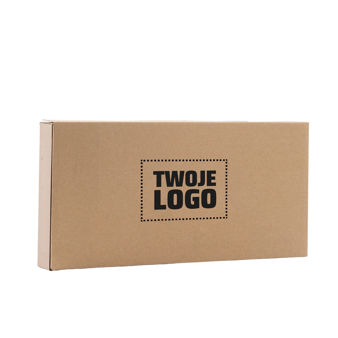A2 Pudełko klapowe 20×40×5cm z logo