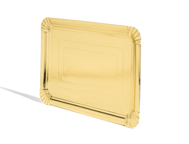 Gold Cardboard Serving Tray