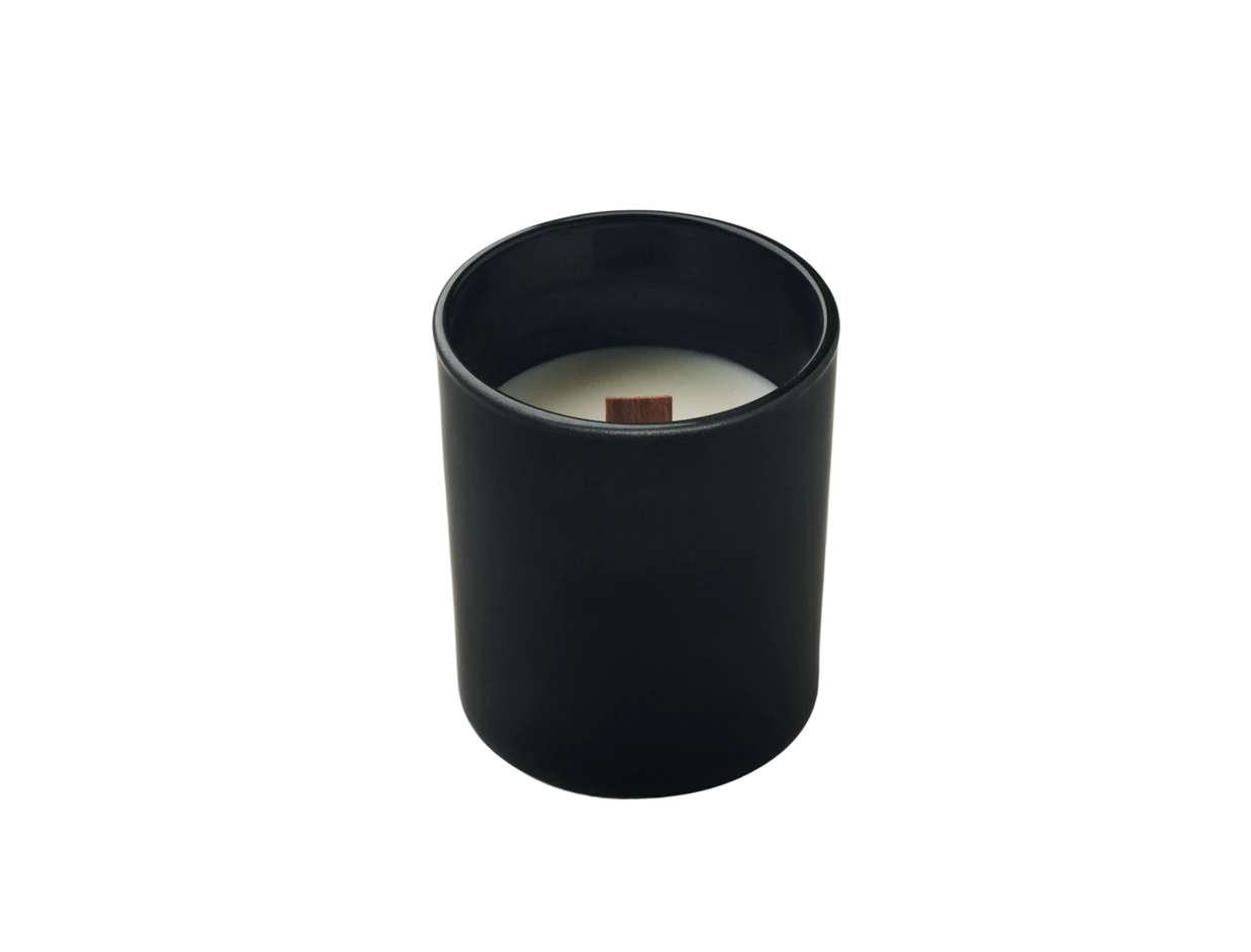 Individuelle Kerze aus pflanzlichem Wachs mit Holzdocht 80 g 3