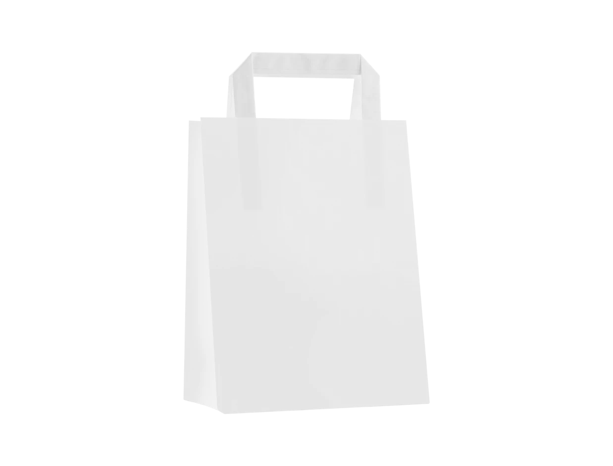 White paper bag, 260x140x300 mm 1