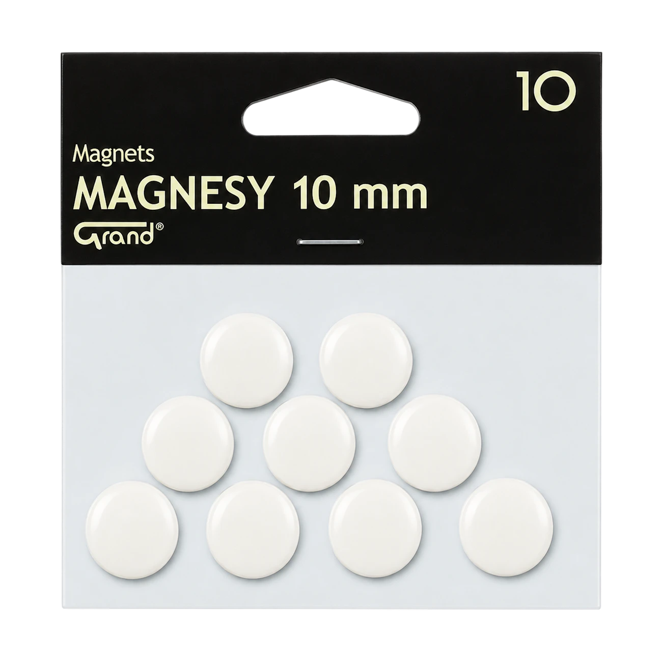 Aimants Niceday 10 mm blancs (10 pcs)