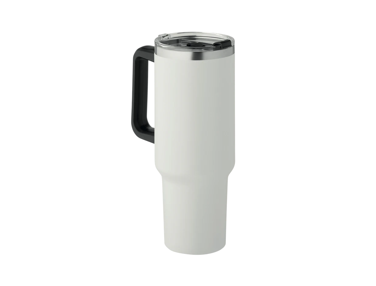 Individueller Tumbler aus recyceltem Edelstahl doppelwandig 1200ml 7