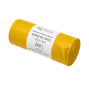 Пакети для сміття LDPE 240 л 120 x 150 см жовті (10 шт.)