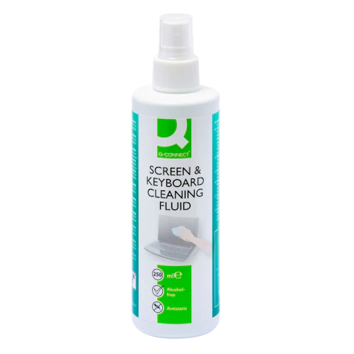 Spray do czyszczenia ekranów i klawiatur Q-CONNECT 250 ml