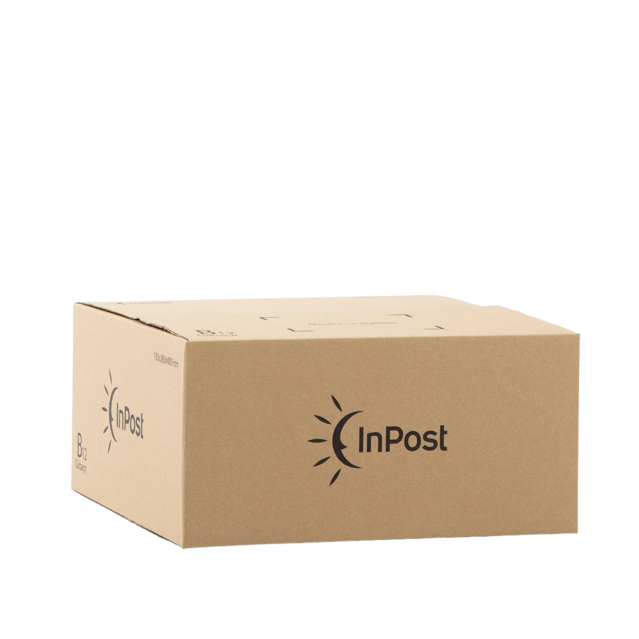 B12 Pudełko klapowe 38×40×19cm Logo InPost