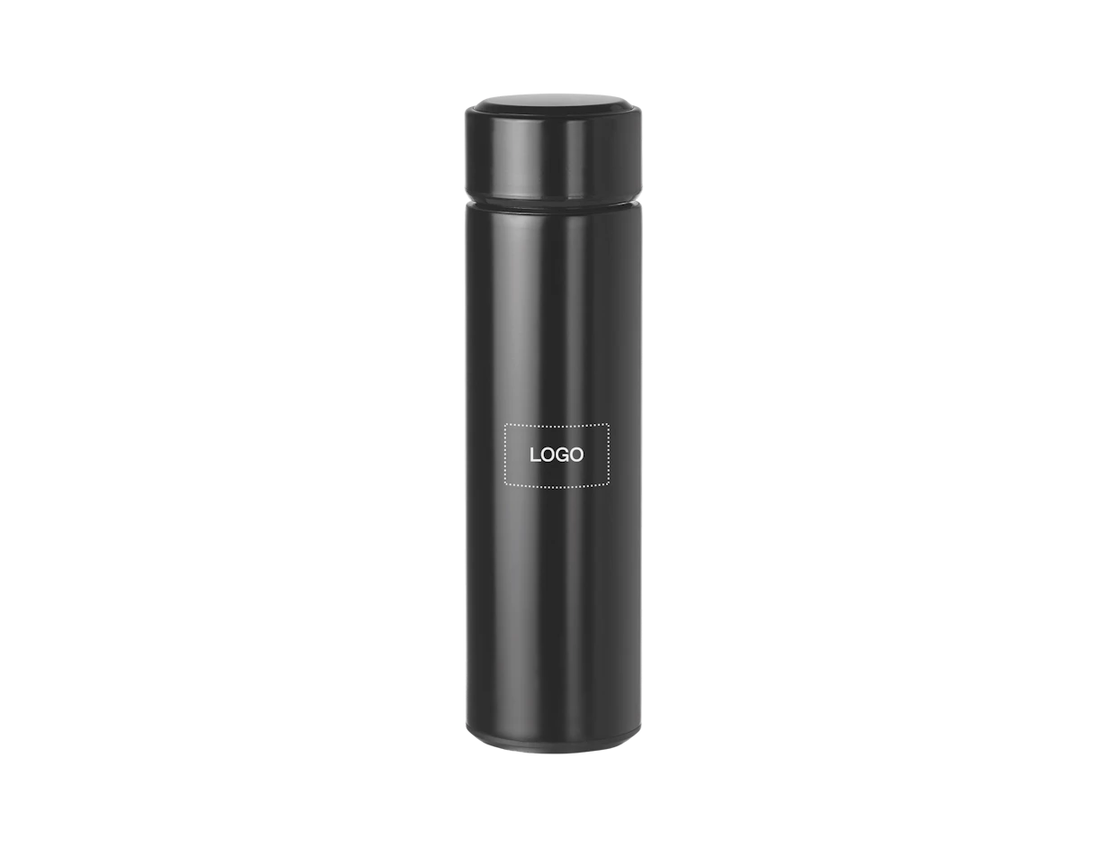 Custom Stainless Steel Bottle 450ml With Touch Thermometer 1