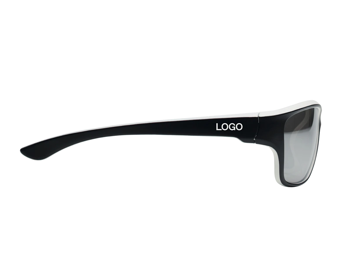 Individuelle verspiegelte Sport Sonnenbrille UV400 Schutz 5