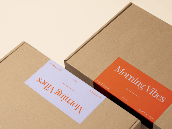 Etiquetas rectangulares personalizables en rollo