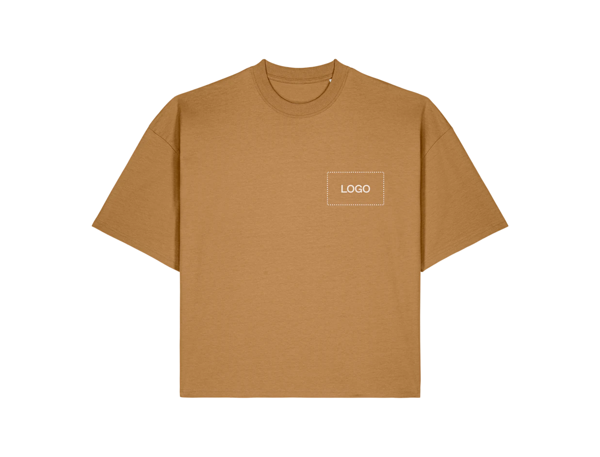 T-shirt unisex in cotone biologico di peso medio personalizzata 3