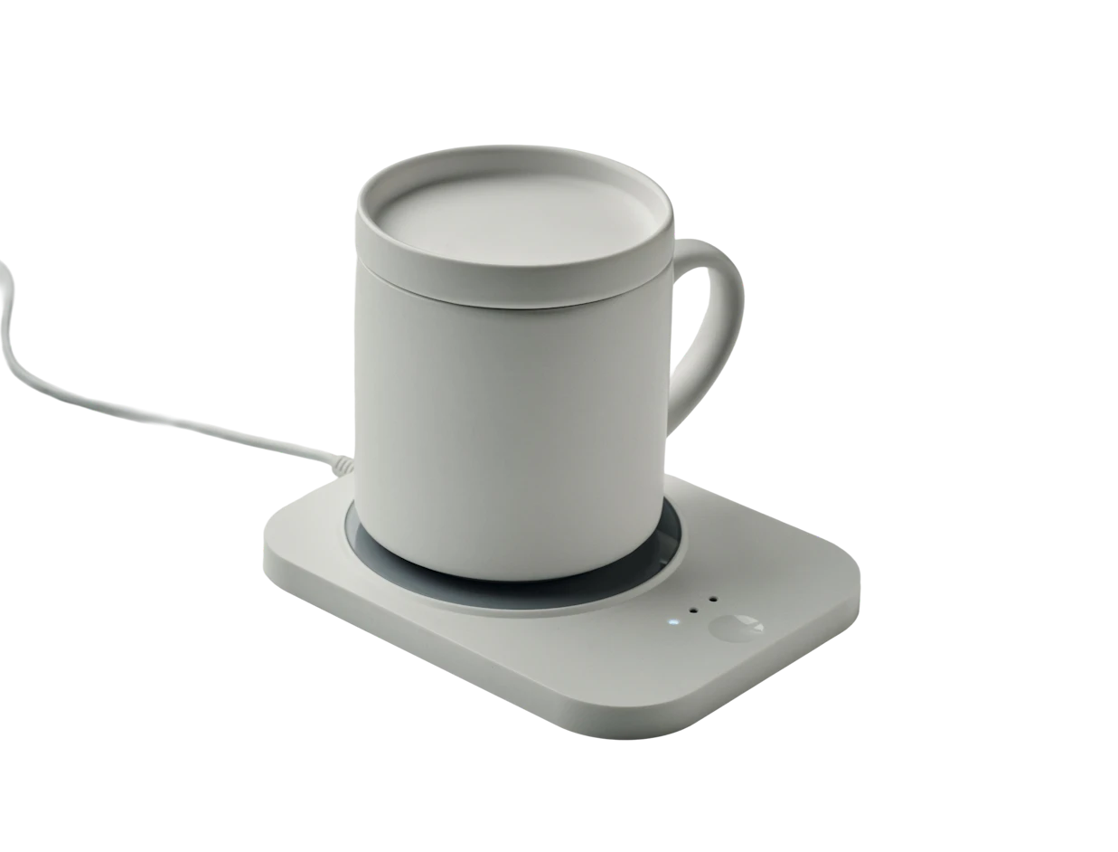 Custom Mug And Mug Warmer Set With Wireless Charging Plate 1
