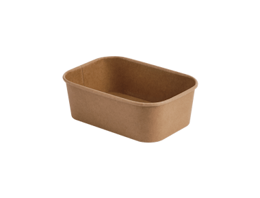 Kraft Food Box with Lid