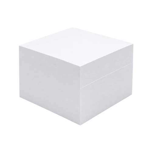 Bloc cube collé blanc 8.5 x 8.5 cm 350 feuilles