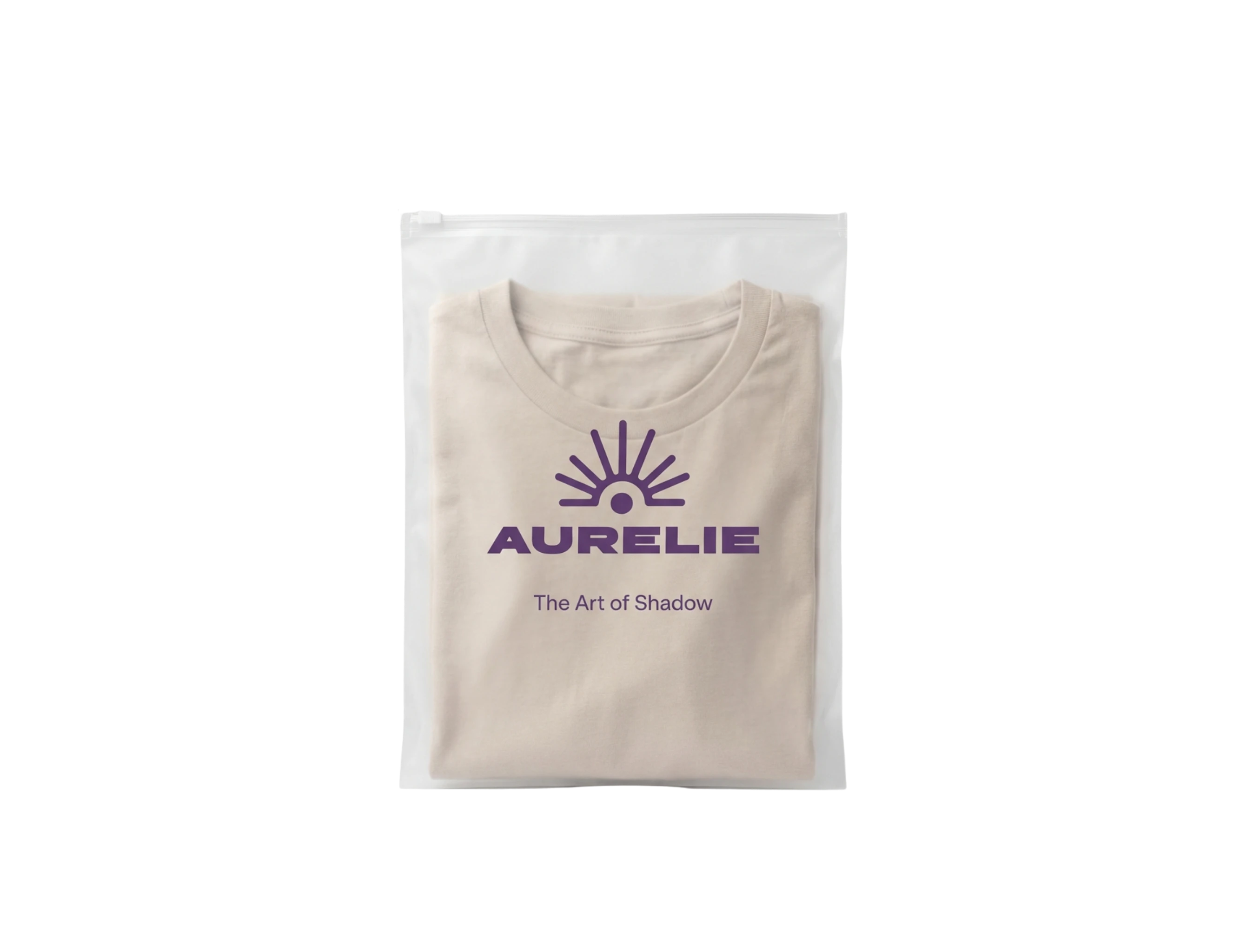 Custom T-Shirt Frosted Ziplock Bag