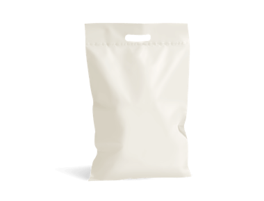 Pochette colis plastique biodégradable vierge pour l’habillement