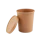 Papierowy pojemnik do zupy, brązowy 900 ml
 1