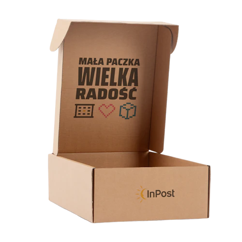 F112 Pudełko fasonowe 42.5×52×18cm Brązowe personalizowane