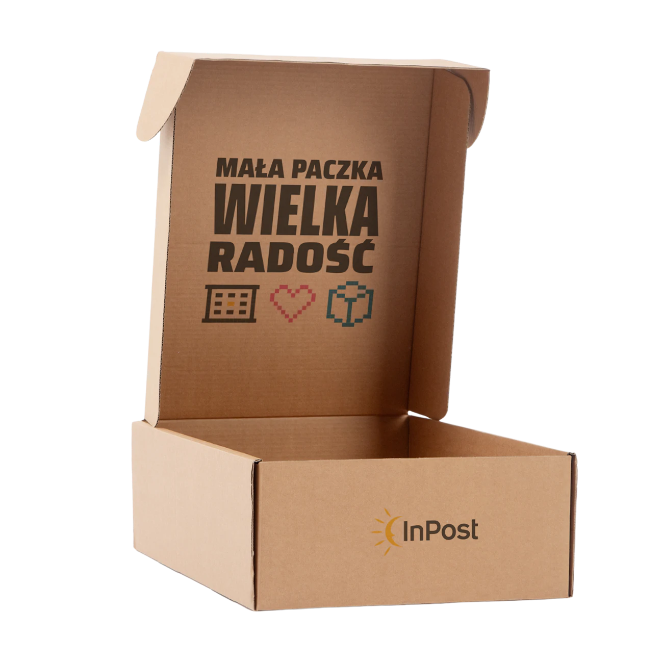 F112 Personalizowane pudełko fasonowe - brązowe