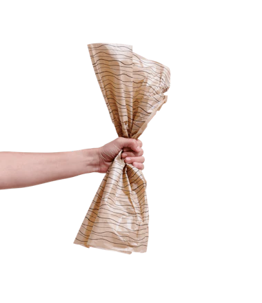 Bedrucktes Packpapier
