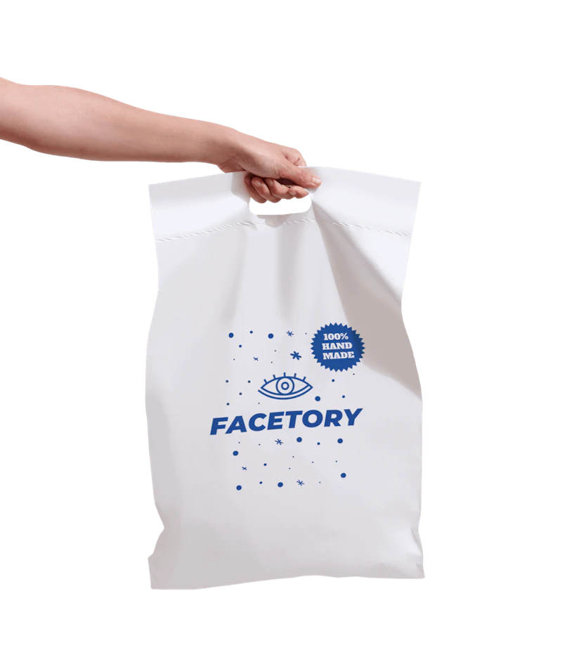 Pochette colis biodégradable en plastique personnalisée 1