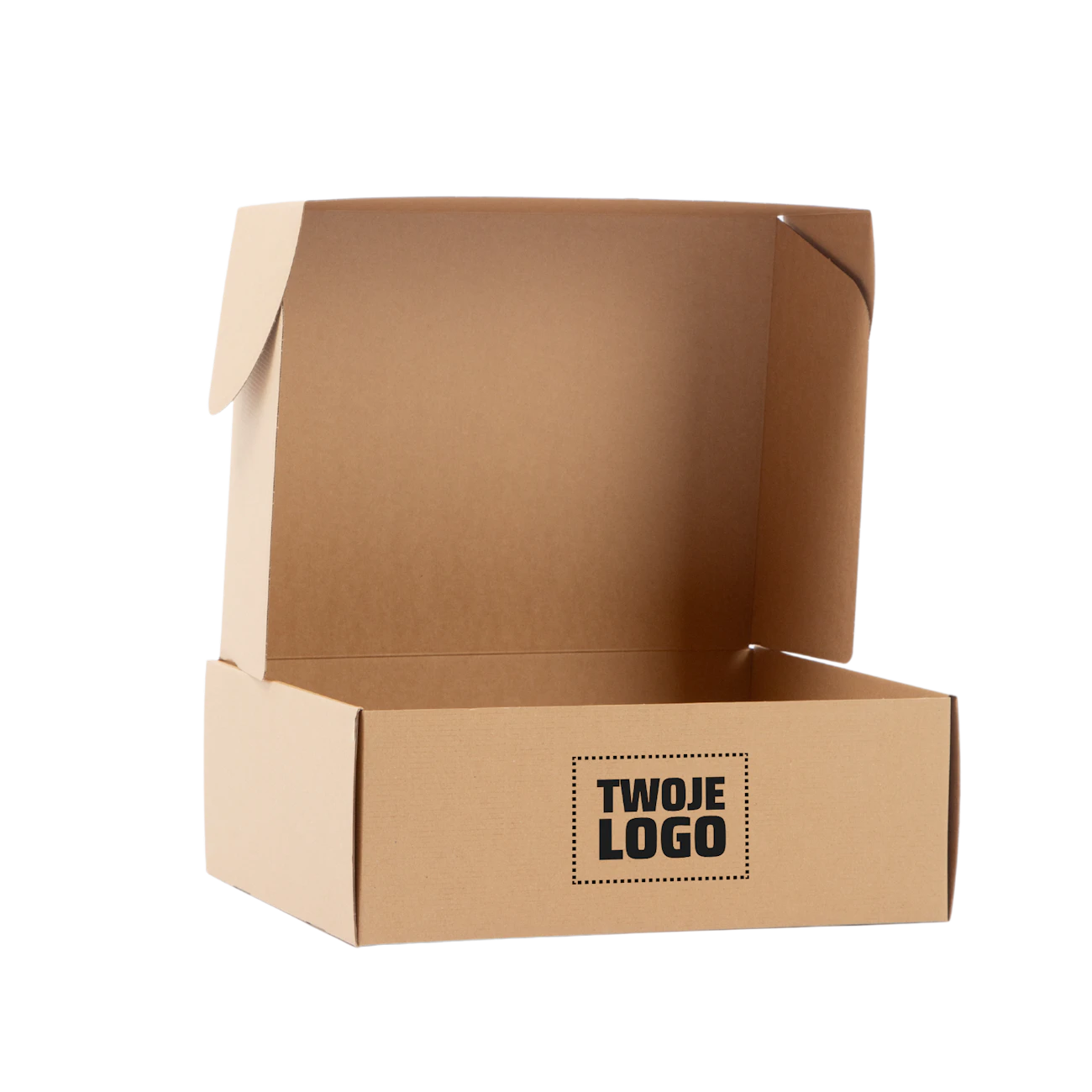 F93 Pudełko fasonowe 44×33.9×15.9cm Brązowe z logo