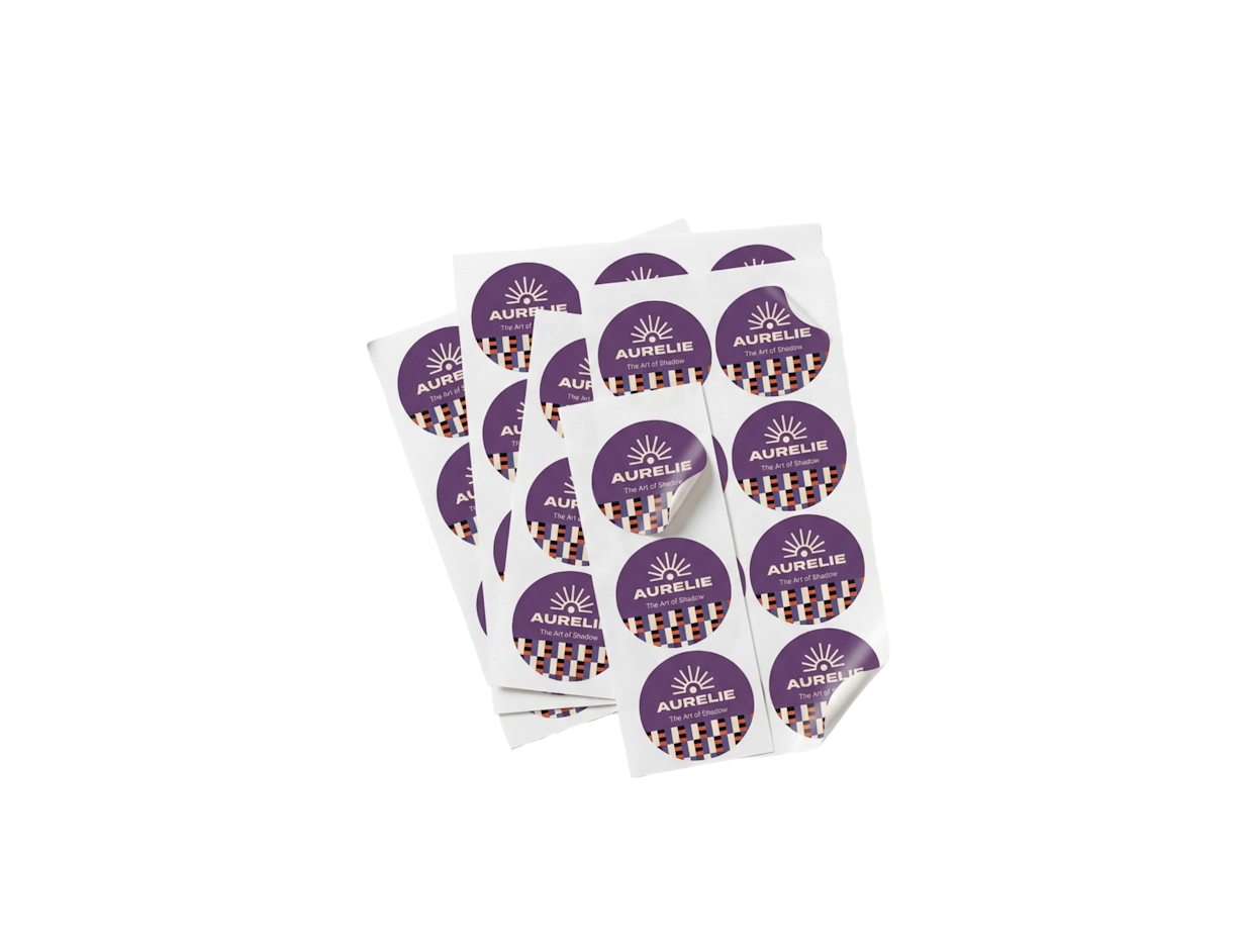 Etiquetas personalizables en hojas para embalajes de ropa 2