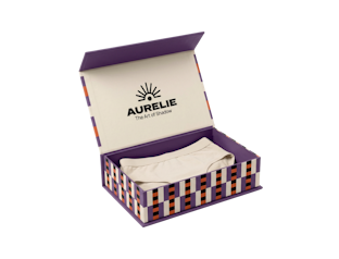 Caja rígida con cierre magnético personalizable para ropa interior  