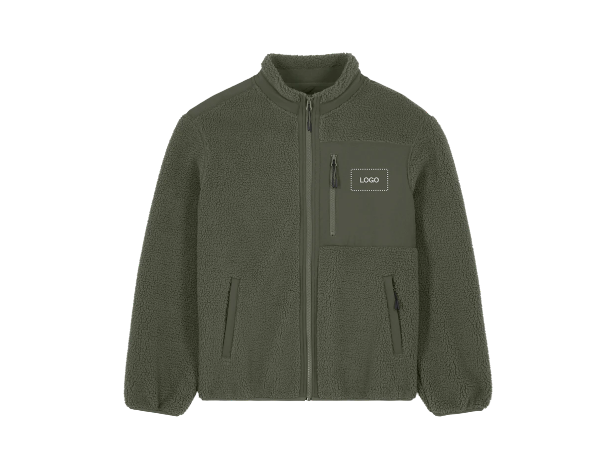 Polaire sherpa unisexe personnalisée 1