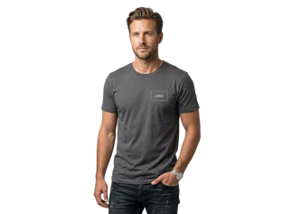 T-shirt unisexe en coton biologique léger personnalisé