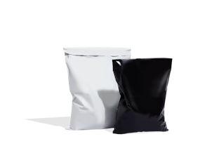 Pochette colis plastique recyclée vierge pour l’habillement