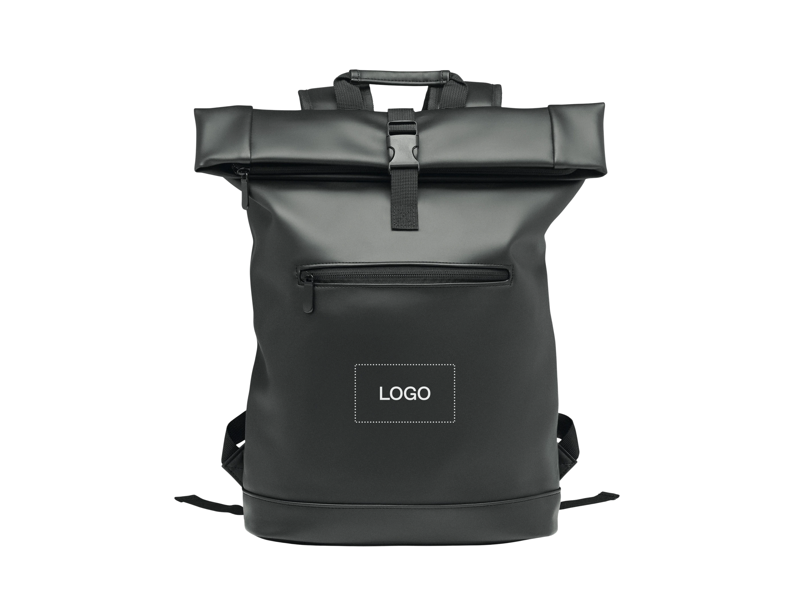 Custom 15" Rolltop Laptop Backpack with Reinforced Base