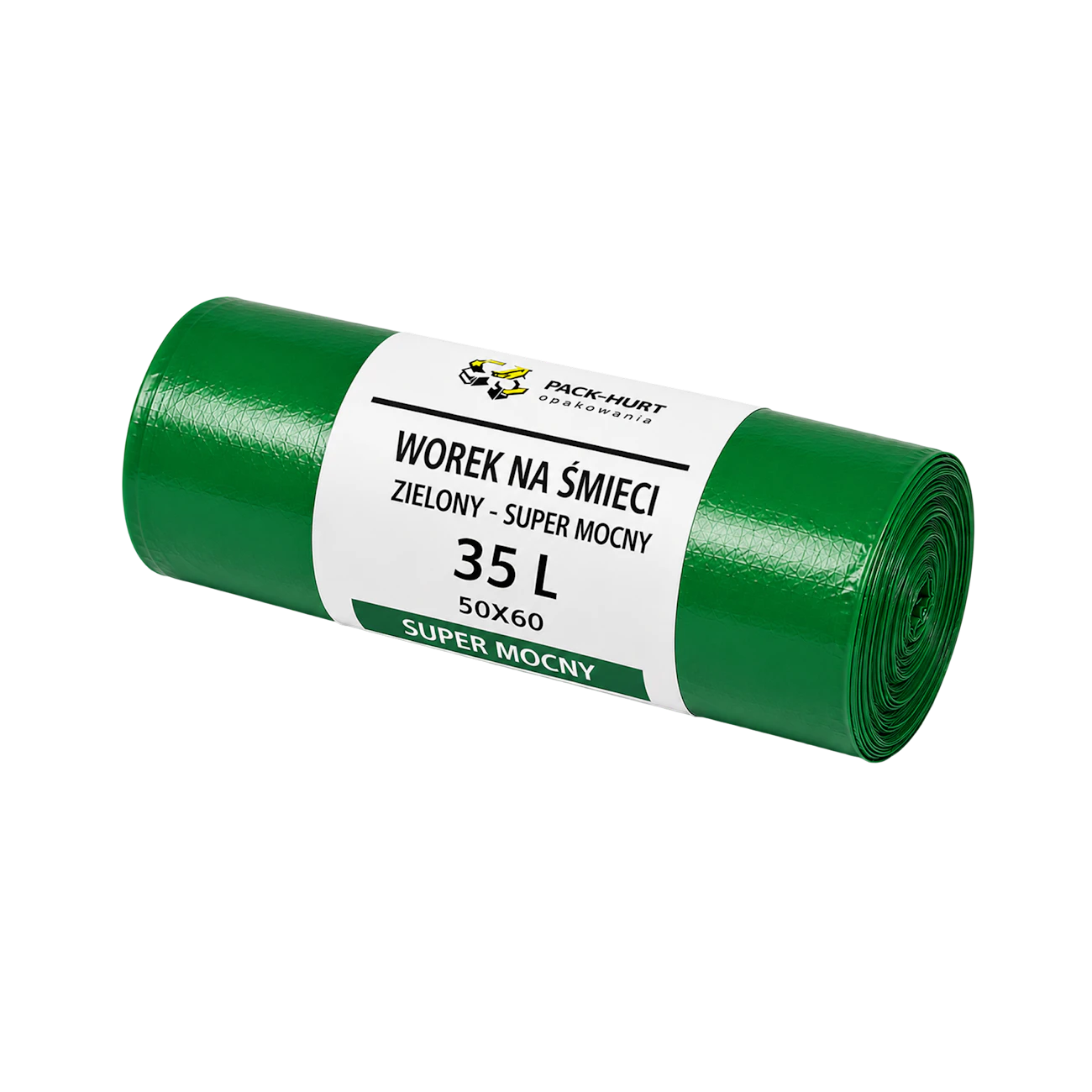 Bin Bags 35 L 50 x 60 cm green extra heavy-duty (50 pcs)