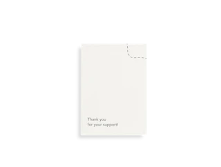 Custom Merchandise Thank You Card
