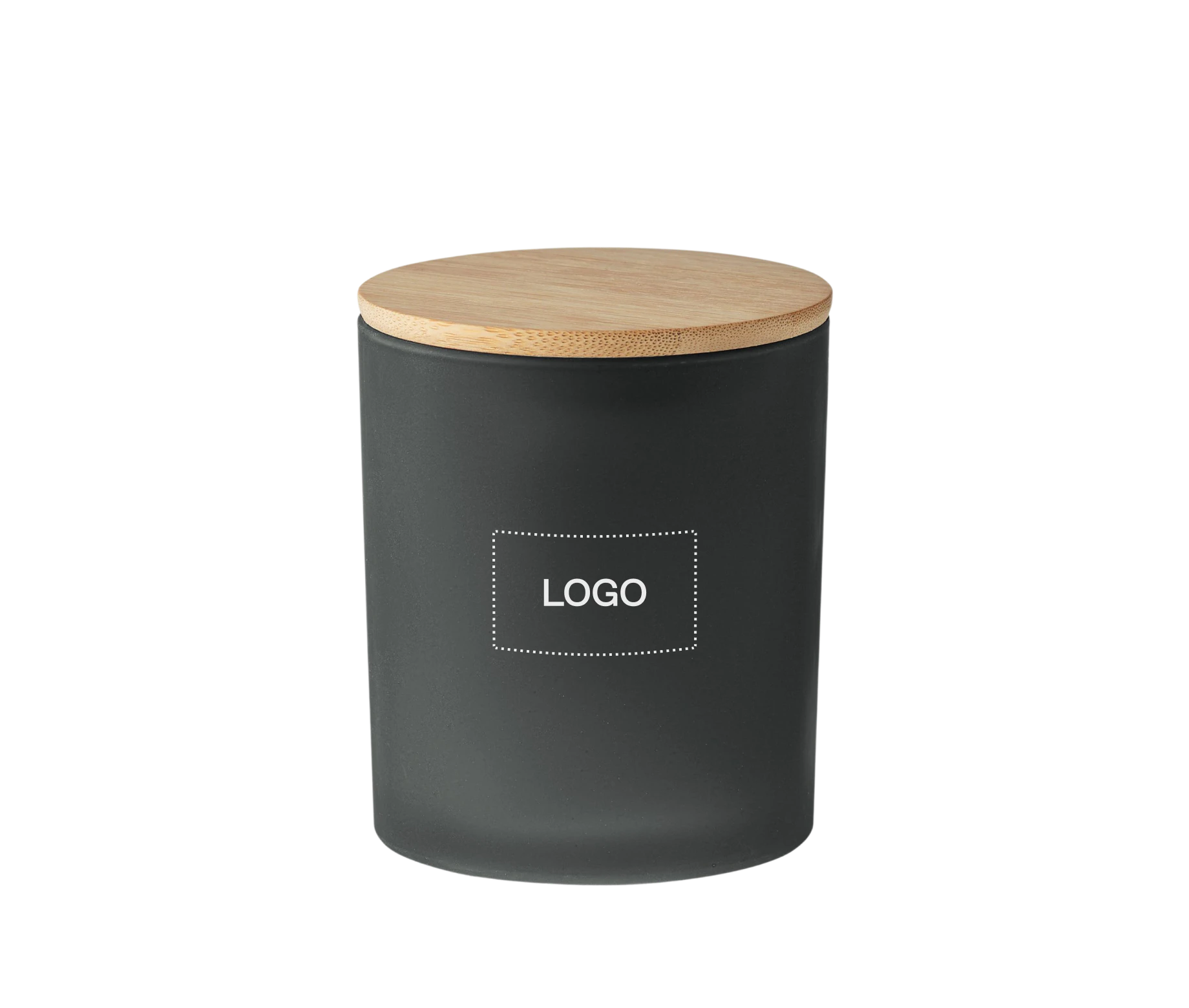 Custom Plant Based Wax Candle In Frosted Glass 120g