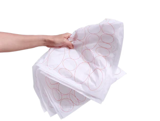 Bedrucktes Seidenpapier