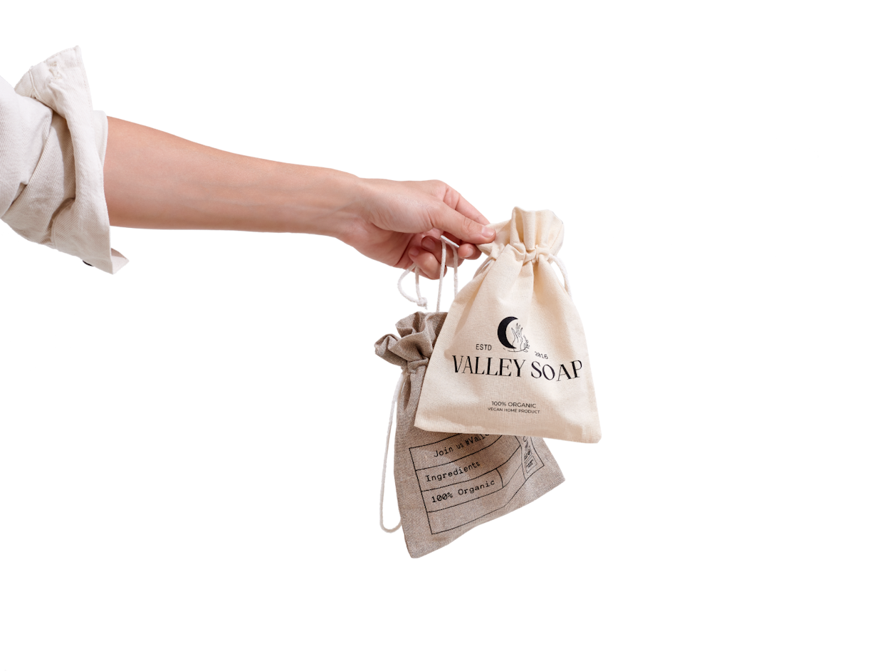 Pochon en tissu personnalisé 1