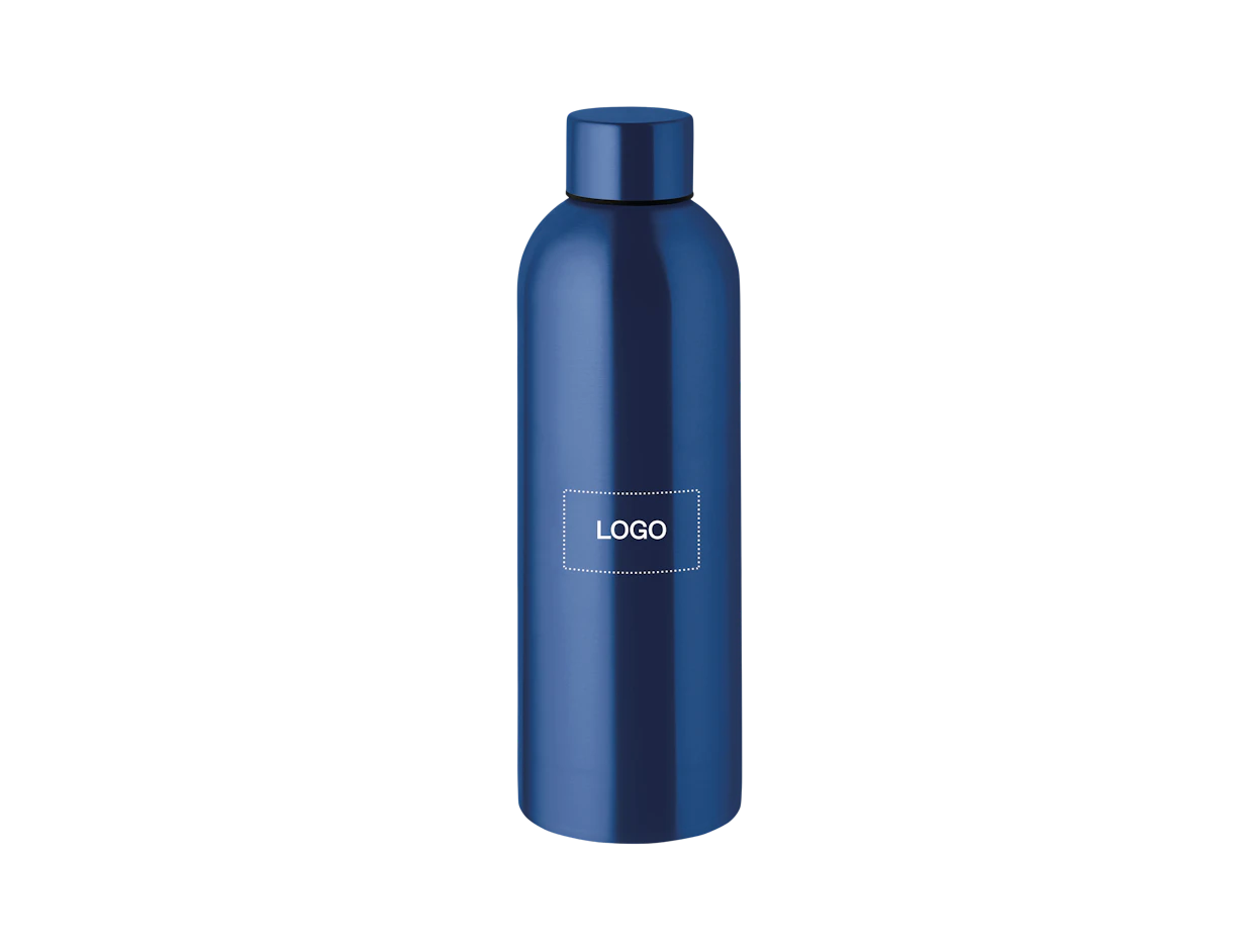 Individuelle einwandige Flasche aus recyceltem Edelstahl 750 ml 1