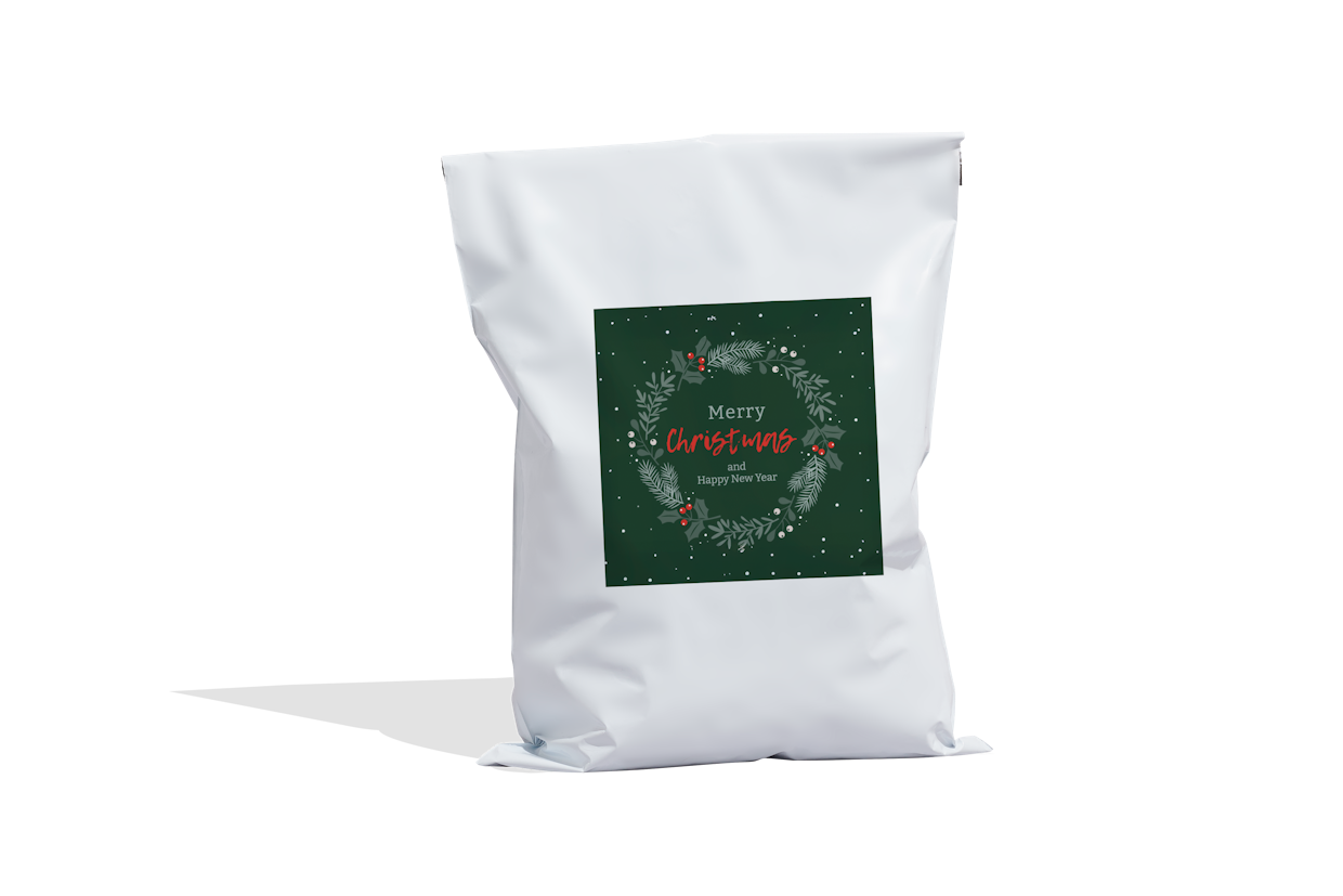 Custom Christmas Gift Poly Mailer 1
